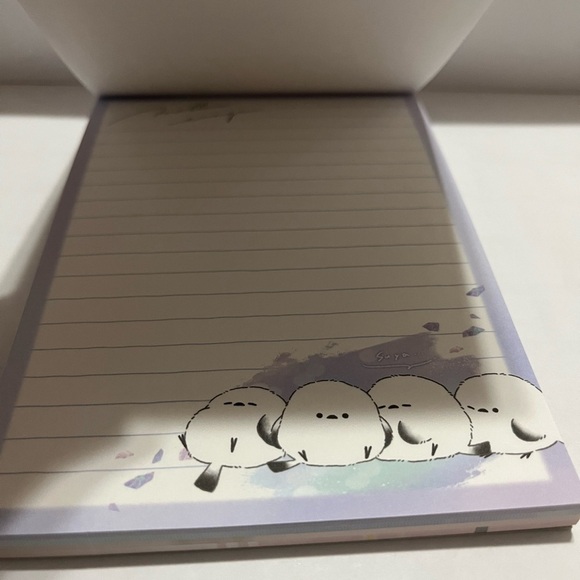 Enaga Long Tailed Bird Memo Pad from Japan - Picture 5 of 8